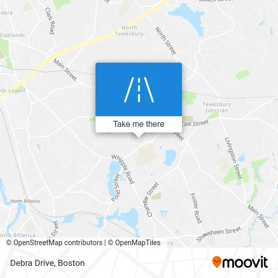 Debra Drive map
