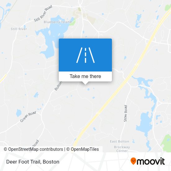 Mapa de Deer Foot Trail