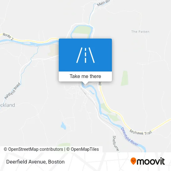 Deerfield Avenue map
