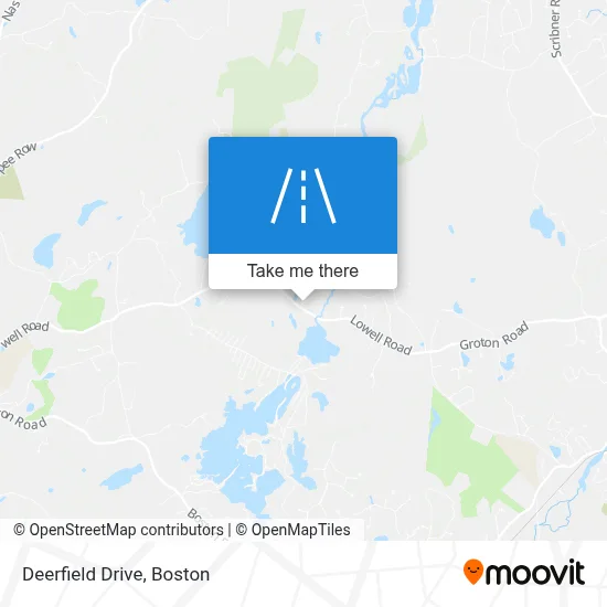 Deerfield Drive map