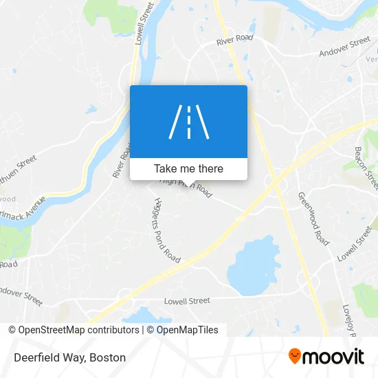 Deerfield Way map