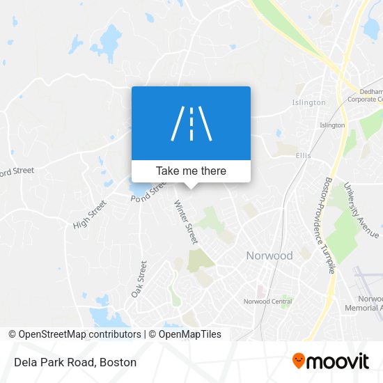 Mapa de Dela Park Road