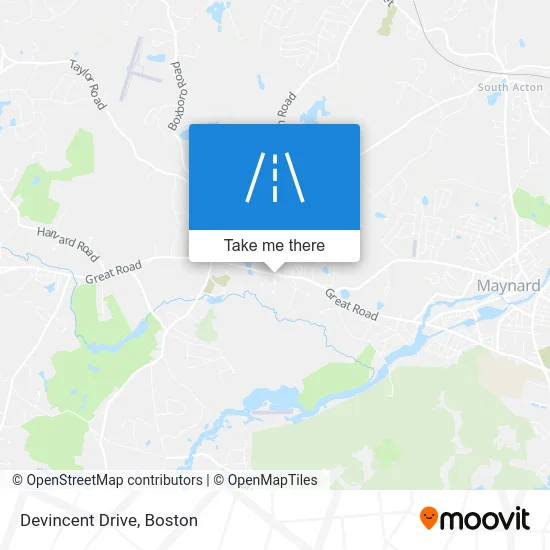 Devincent Drive map