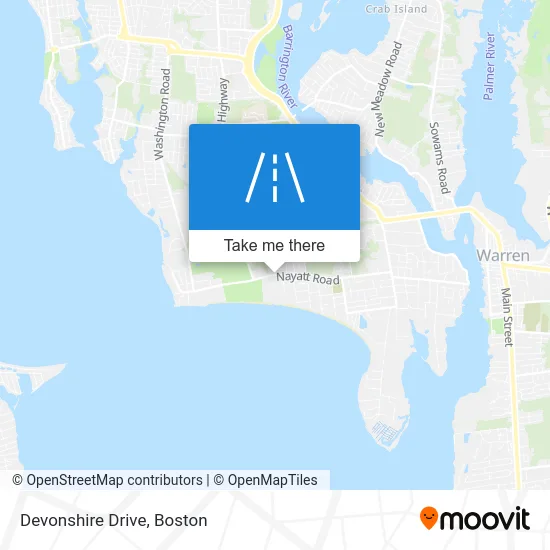 Devonshire Drive map