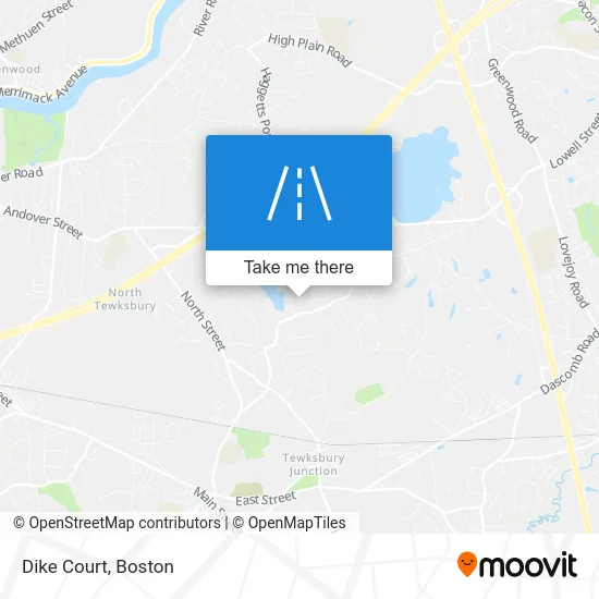 Dike Court map