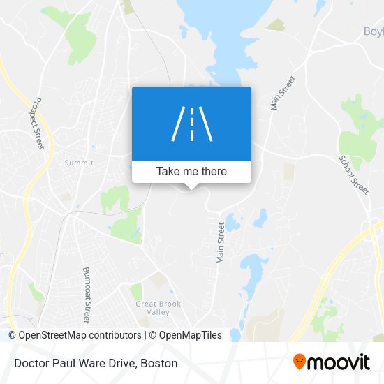 Doctor Paul Ware Drive map