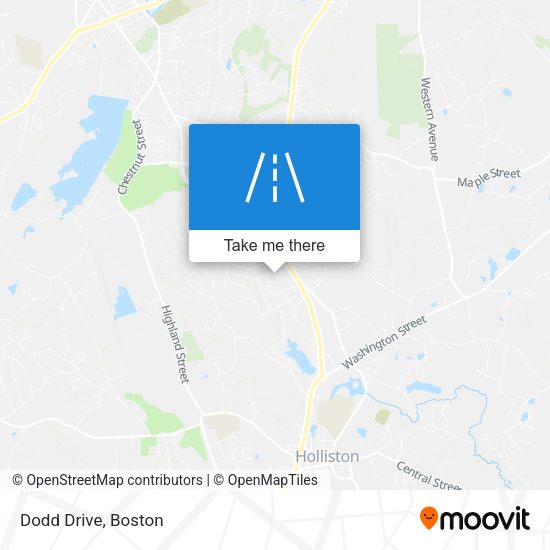 Dodd Drive map