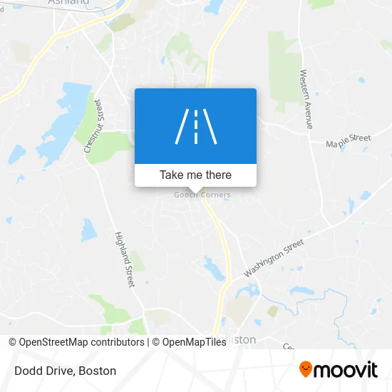 Dodd Drive map