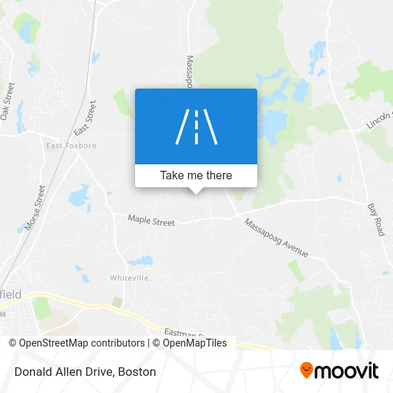 Donald Allen Drive map