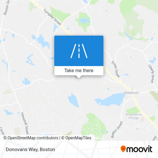Mapa de Donovans Way