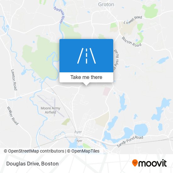 Douglas Drive map