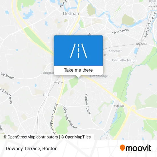 Downey Terrace map