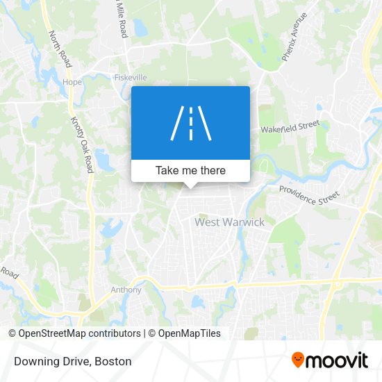 Downing Drive map