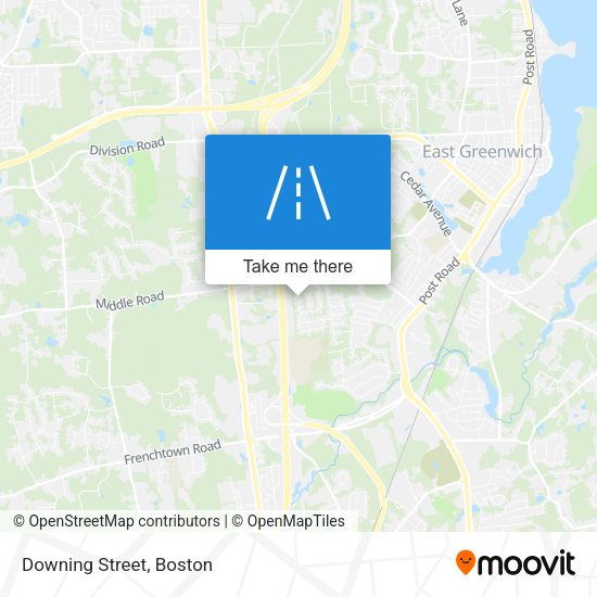 Mapa de Downing Street