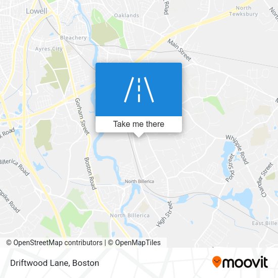 Mapa de Driftwood Lane