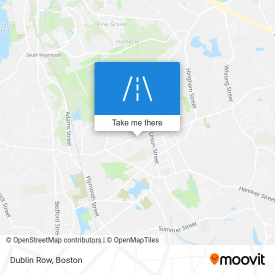 Dublin Row map