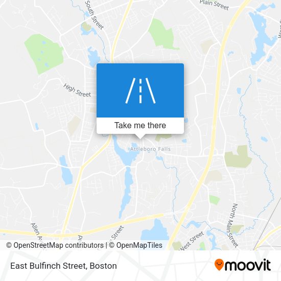 Mapa de East Bulfinch Street