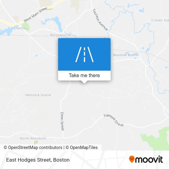 Mapa de East Hodges Street