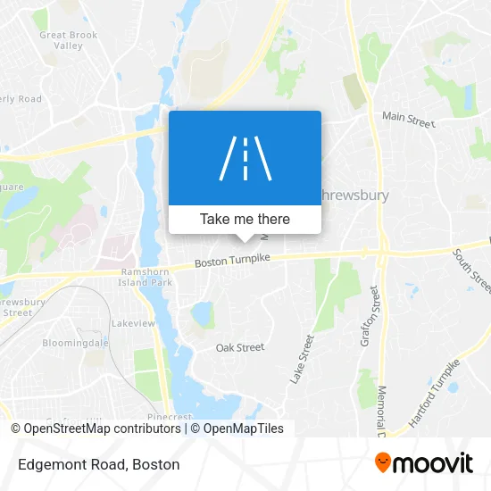 Edgemont Road map