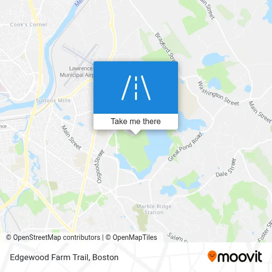 Edgewood Farm Trail map