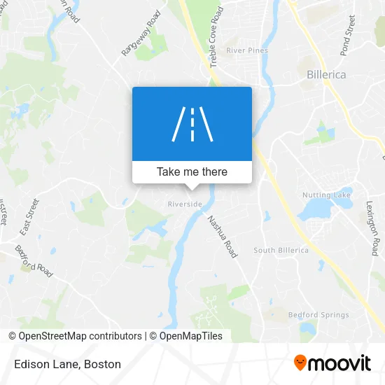 Edison Lane map