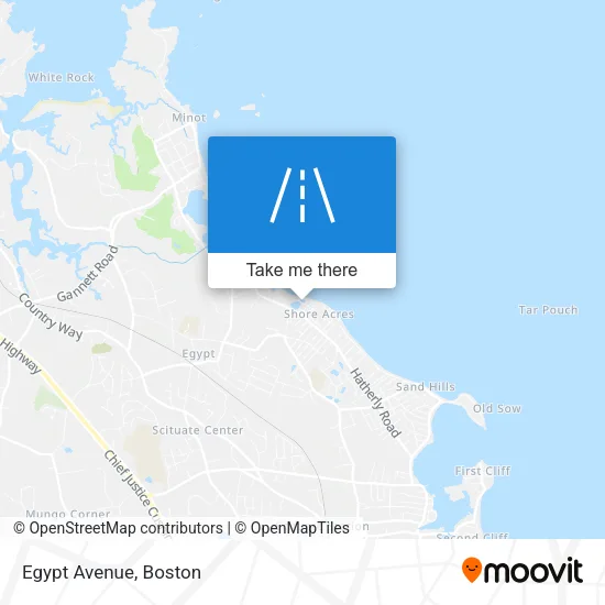 Egypt Avenue map
