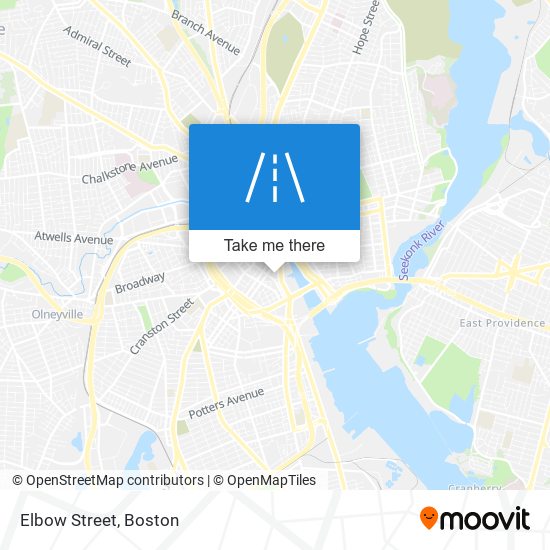 Elbow Street map