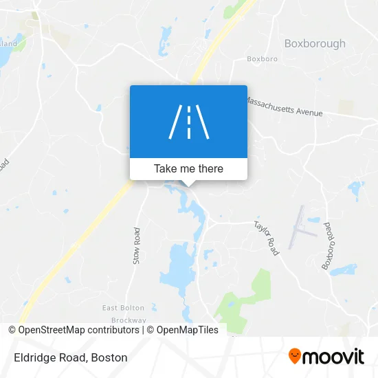 Eldridge Road map