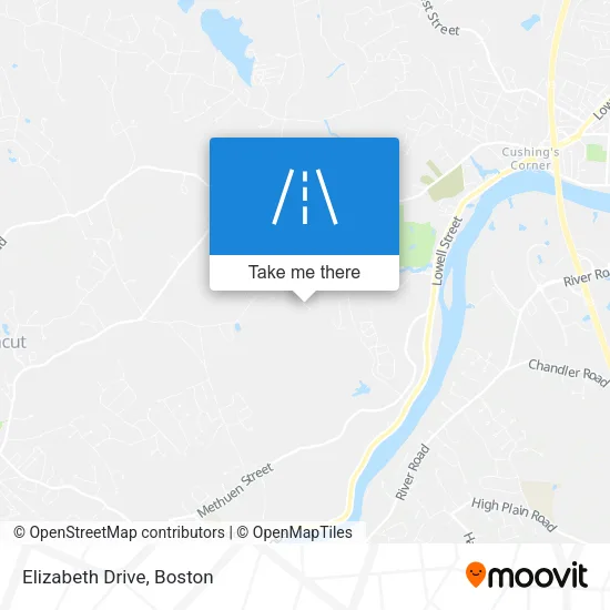Elizabeth Drive map