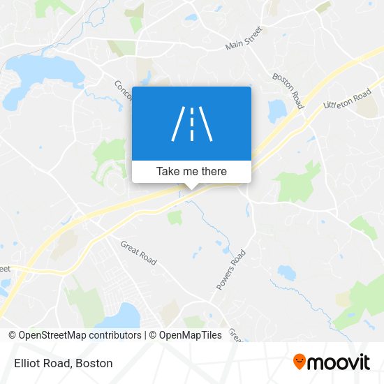 Mapa de Elliot Road