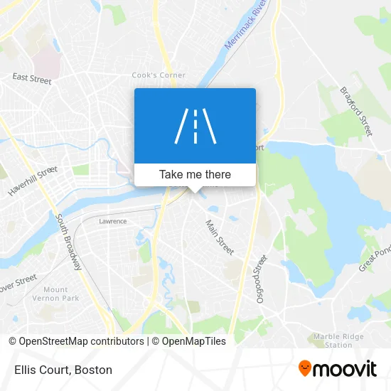 Ellis Court map