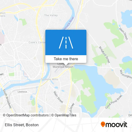 Ellis Street map
