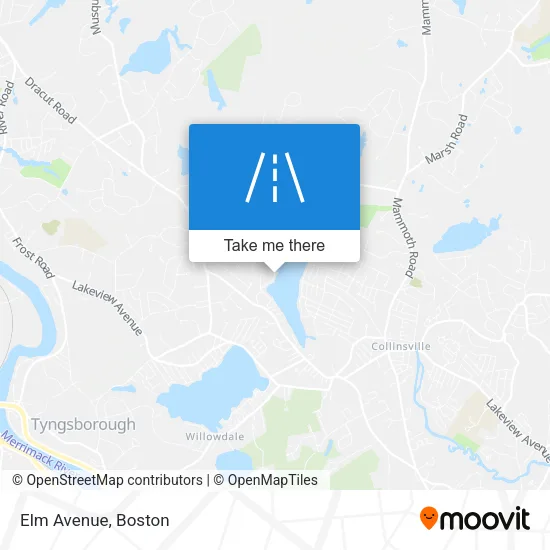 Elm Avenue map