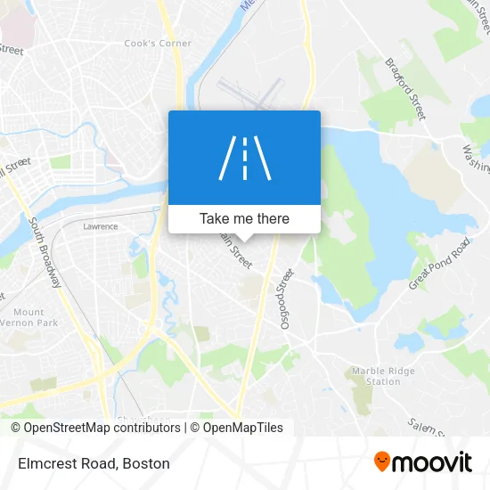 Elmcrest Road map