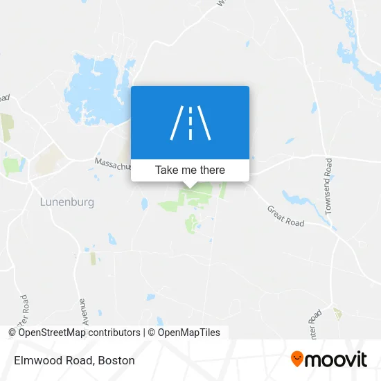 Elmwood Road map
