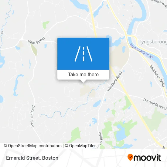 Emerald Street map