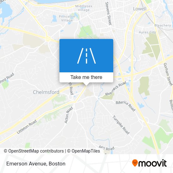 Mapa de Emerson Avenue