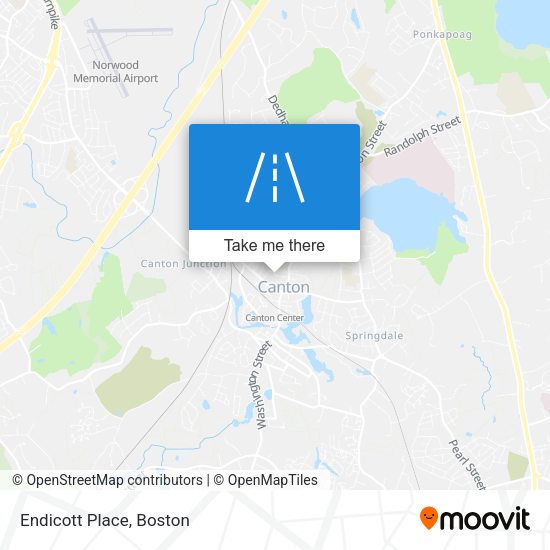 Mapa de Endicott Place
