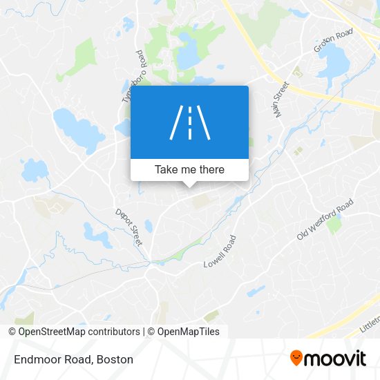 Mapa de Endmoor Road