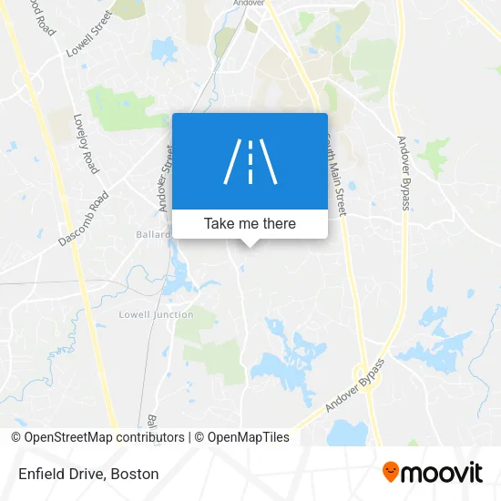 Enfield Drive map