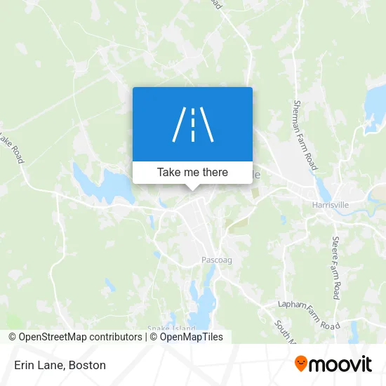Erin Lane map