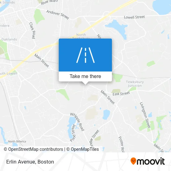 Erlin Avenue map