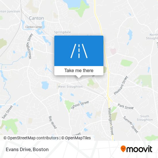 Evans Drive map