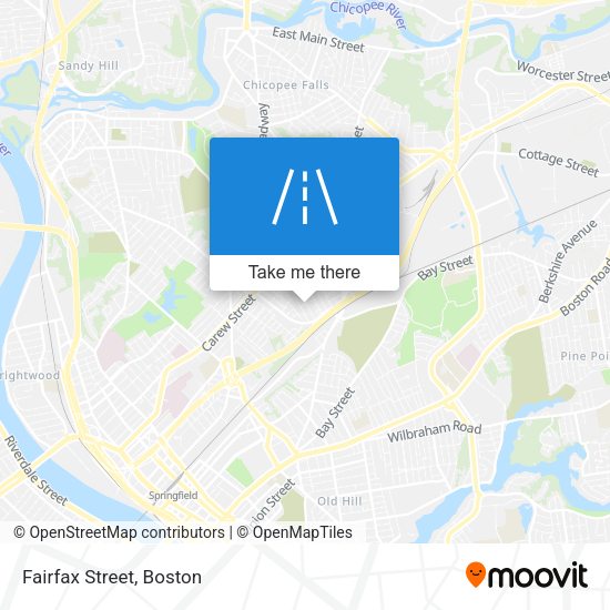Mapa de Fairfax Street