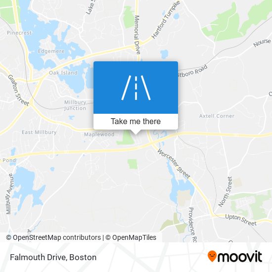 Mapa de Falmouth Drive