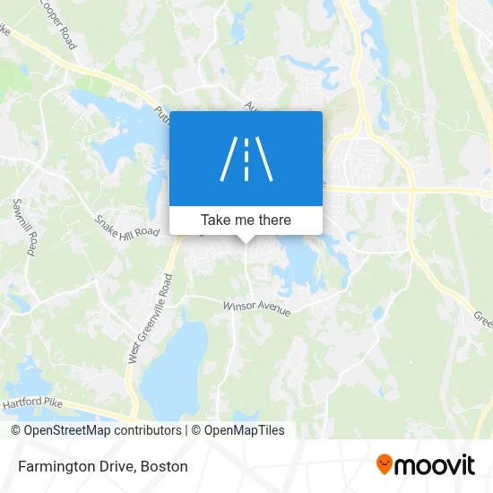 Farmington Drive map