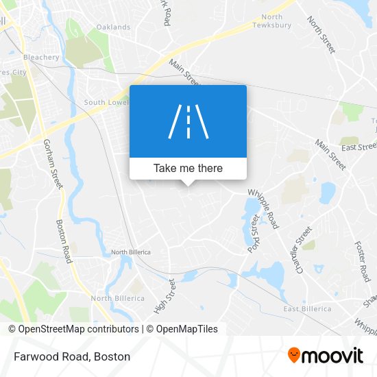 Farwood Road map