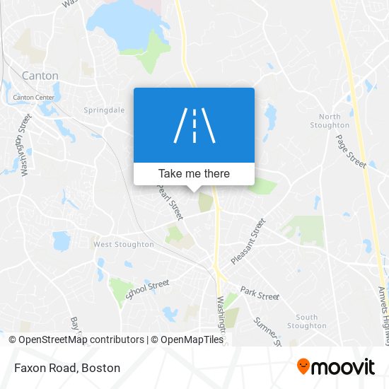 Mapa de Faxon Road