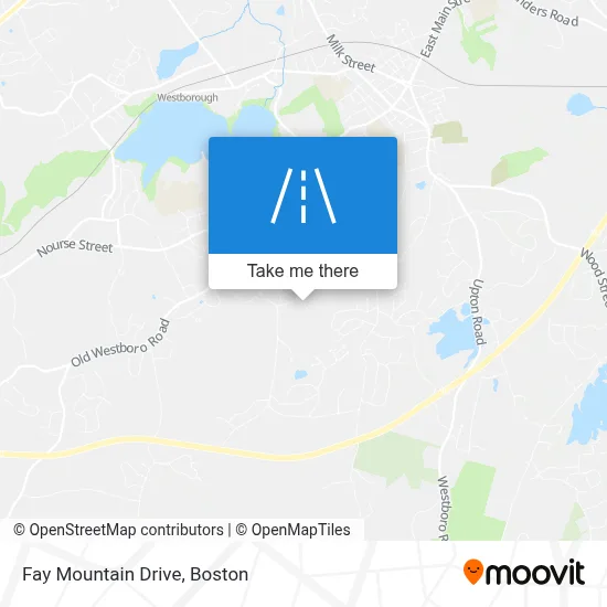 Fay Mountain Drive map