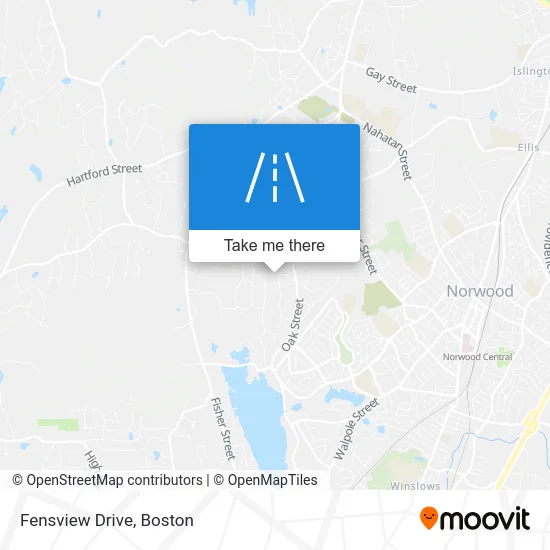Fensview Drive map